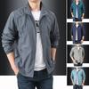 Men's Plus Size Spring and Summer Thin Section of Ice Silk Breathable Leisure Jacket Outdoor Fishing Quick Dry Skin Coat
