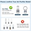 Replacement Parts For  Dyson DP01 DP03 HP00 HP01 HP02 HP03 Series  Desk Air Purifier HEPA Filter Replacement Accessories