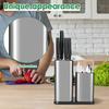 Подставка для ножей и держатель для кухонной утвари из нержавеющей стали, подставка для кухонных ножей, блок-держатель для столовых приборов, кухонные аксессуары, большой