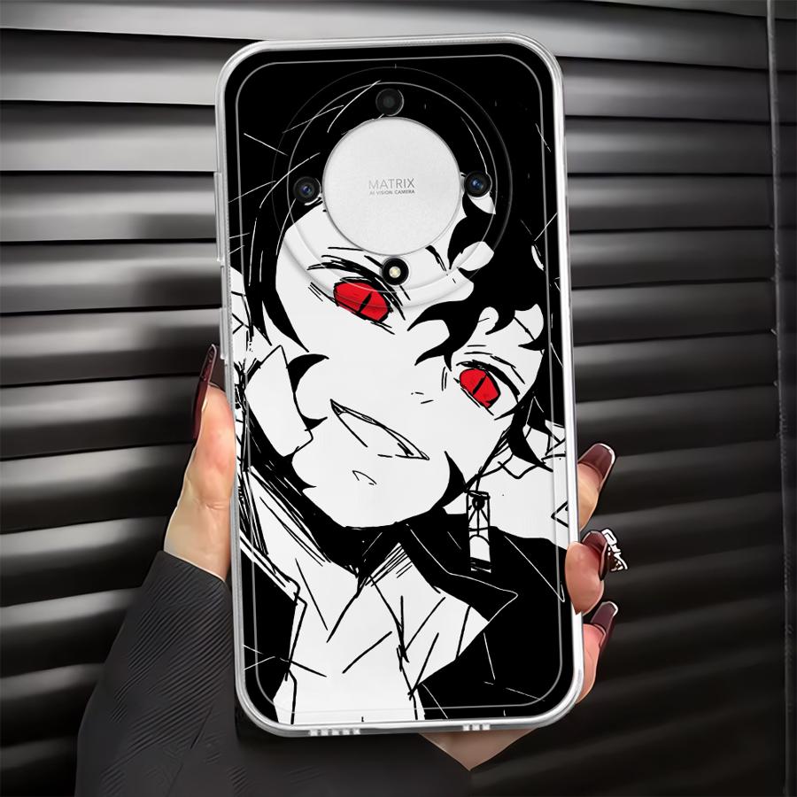 Чехол для Honor X8b X8a X7b X8 X9b X9a 90 Lite Мягкий чехол для телефона Аниме Д-емон Мультяшный У-бийца