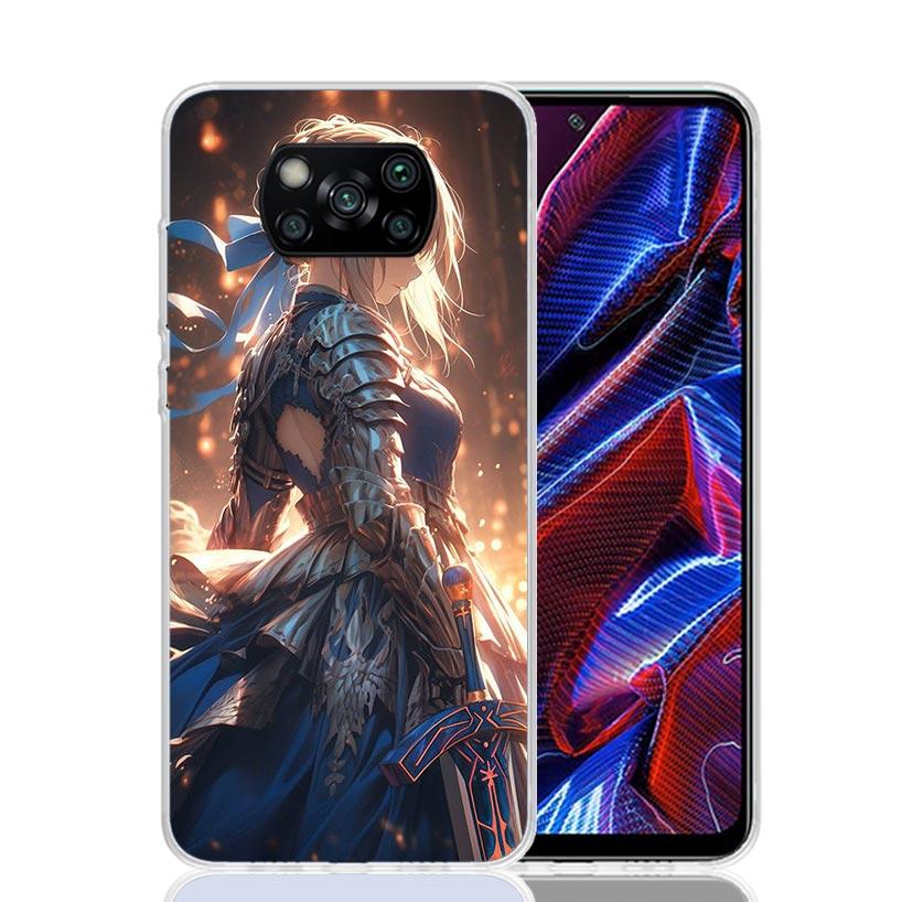 Чехол для телефона Fate Zero Stay Night Archer для Xiaomi Poco X7 X6 X5 Pro F7 Ultra Redmi 15C 15 13 13C 12 12C 10 10A 10C 9 9A 9C 9T Co