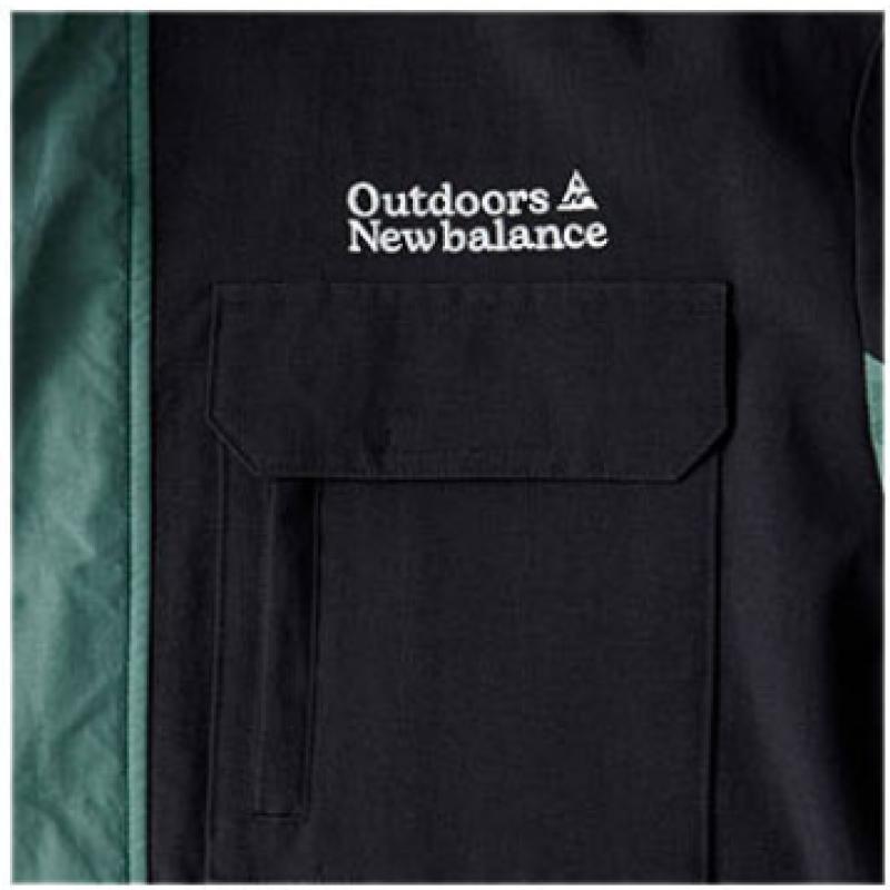 New Balance Club Nbnmc19033 Gn Mountain Parka Публичная тренировочная куртка Ветровка