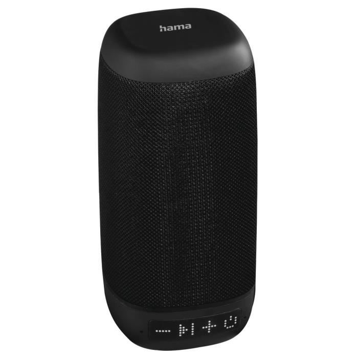 Enceinte Bluetooth - HAMA - Tube 3.0 - 3W - Noir - Résistante À L'eau