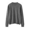 Women's Pure Cashmere Half-High Neck Pullover Sweater - Autumn/Winter Slim-Fit Knitwear