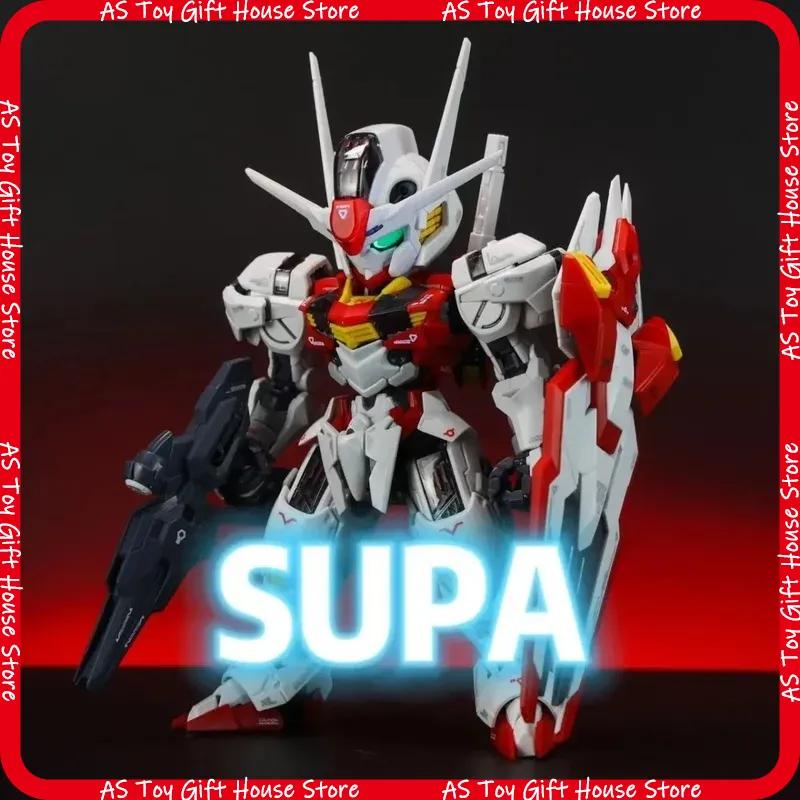 Новая Q-версия Mgsd Supa Chinese Red Aerial с эффектом ореола Фигурка Меха Сборная модель Набор игрушек Коллекционный орнамент
