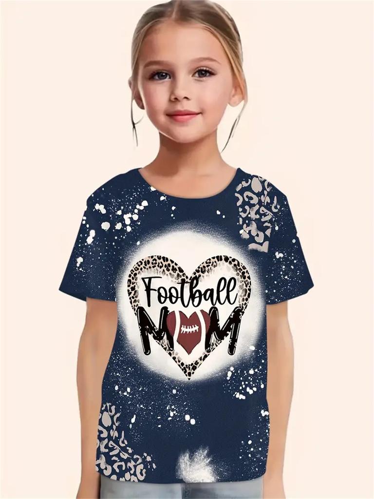 Повседневные модные 3D-принты, забавные футболки для девочек, летние топы с короткими рукавами, повседневные футболки, одежда для девочек