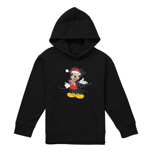 Disney Childrens/Kids Mickey Mouse Christmas Lights Pullover Hoodie