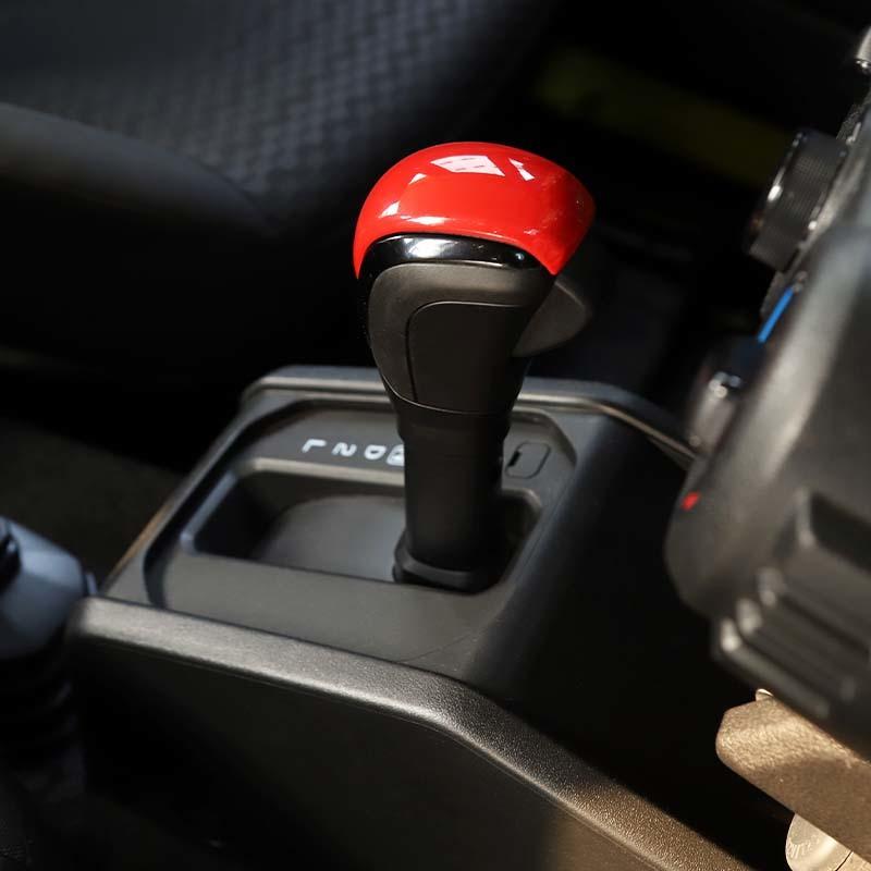 Декоративные наклейки на ручку переключения передач автомобиля ABS для Suzuki Jimny 2019 Up Interior Accessories