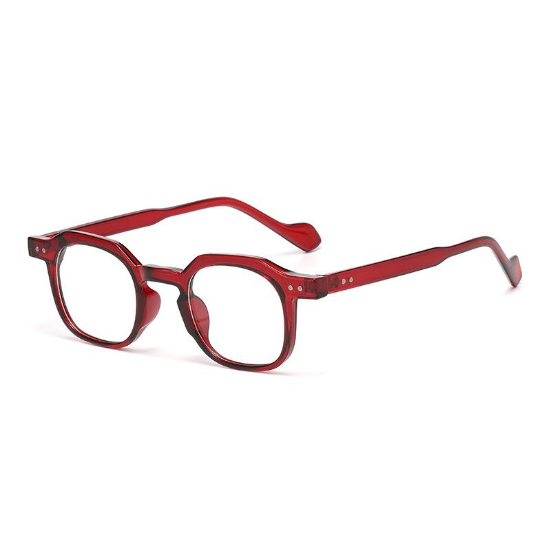  New Retro Small Square Men Glasses Frame Fashion Punk Eyewear Clear Anti-Blu-Ray Women Optical Frame Computer