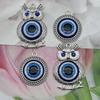 Серьги из экологически чистого сплава Blue Eye Owl