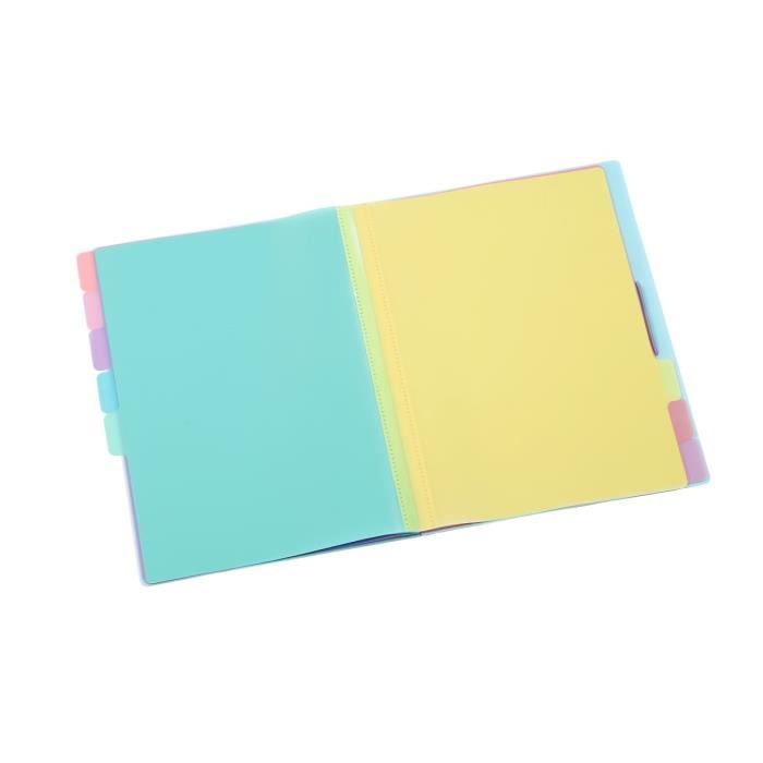 Trieur document A4 - Viquel - RAINBOW PASTEL - 8 compartiments - Bleu - Adulte Femme