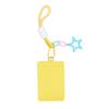Portable ID Card Badge Holder Korea Version Star Small Photocard Sleeves with Pendant Keychain
