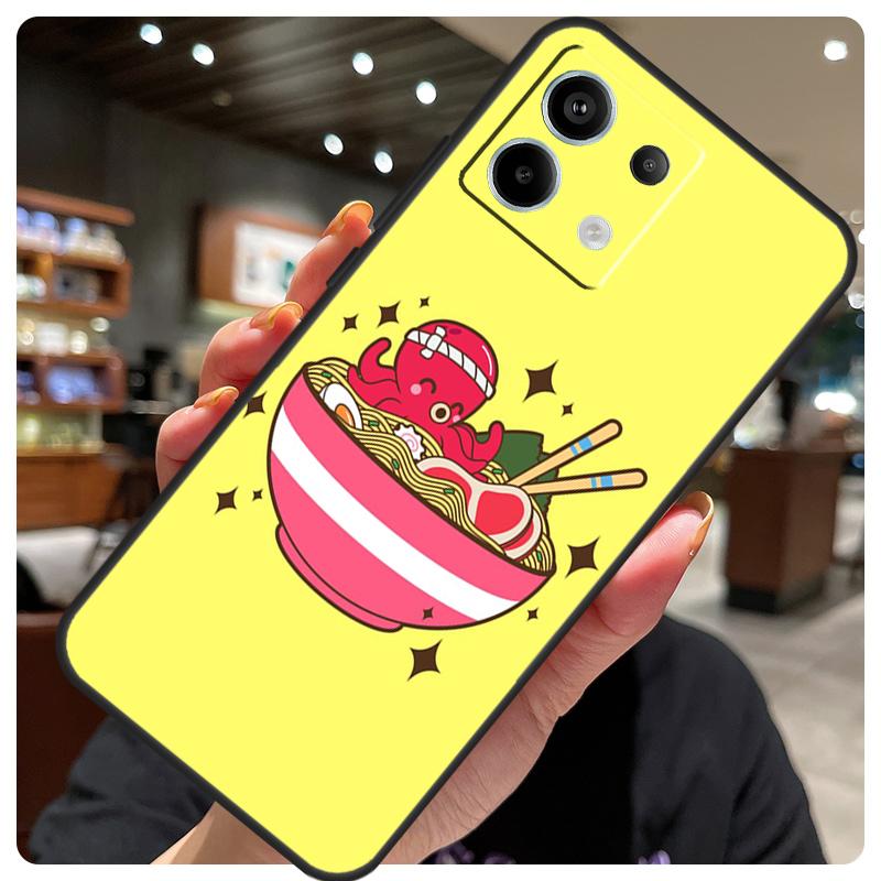 Чехол для любителей рамена для Xiaomi Redmi Note 12 9 10 11 13 14 15 Pro Plus Чехол для Redmi 13C 12C 10C 14C 15 C