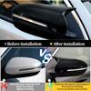 ABS Крышка зеркал заднего вида Подходит для Kia Optima K5 2011 2012 2013 2014 2015 Боковая накладка на зеркало заднего вида в виде рога быка Наружные аксессуары 2 шт. - Поворот