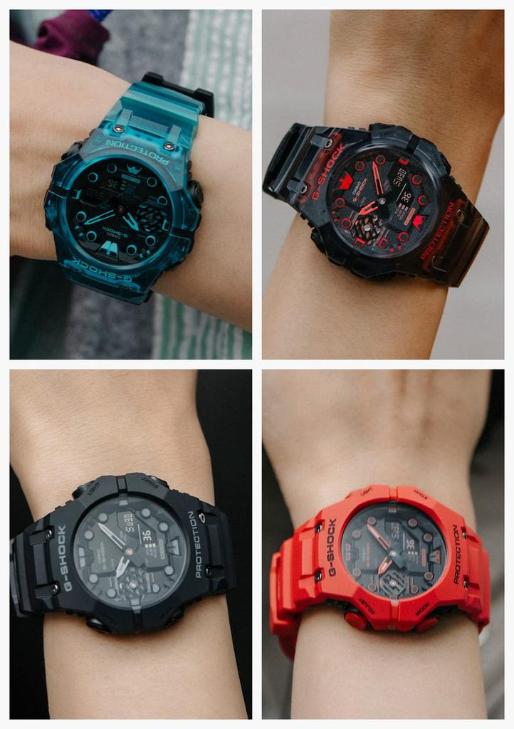 Часы с Bluetooth Turquoise Blue Skeleton [Casio] G-Shock [] GA-B001G-2AJF Мужские