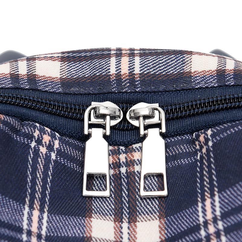 Рюкзак Campus Retro Plaid для учеников младших и старших классов, школьная сумка для девочек, большая вместимость, школьная сумка для книг