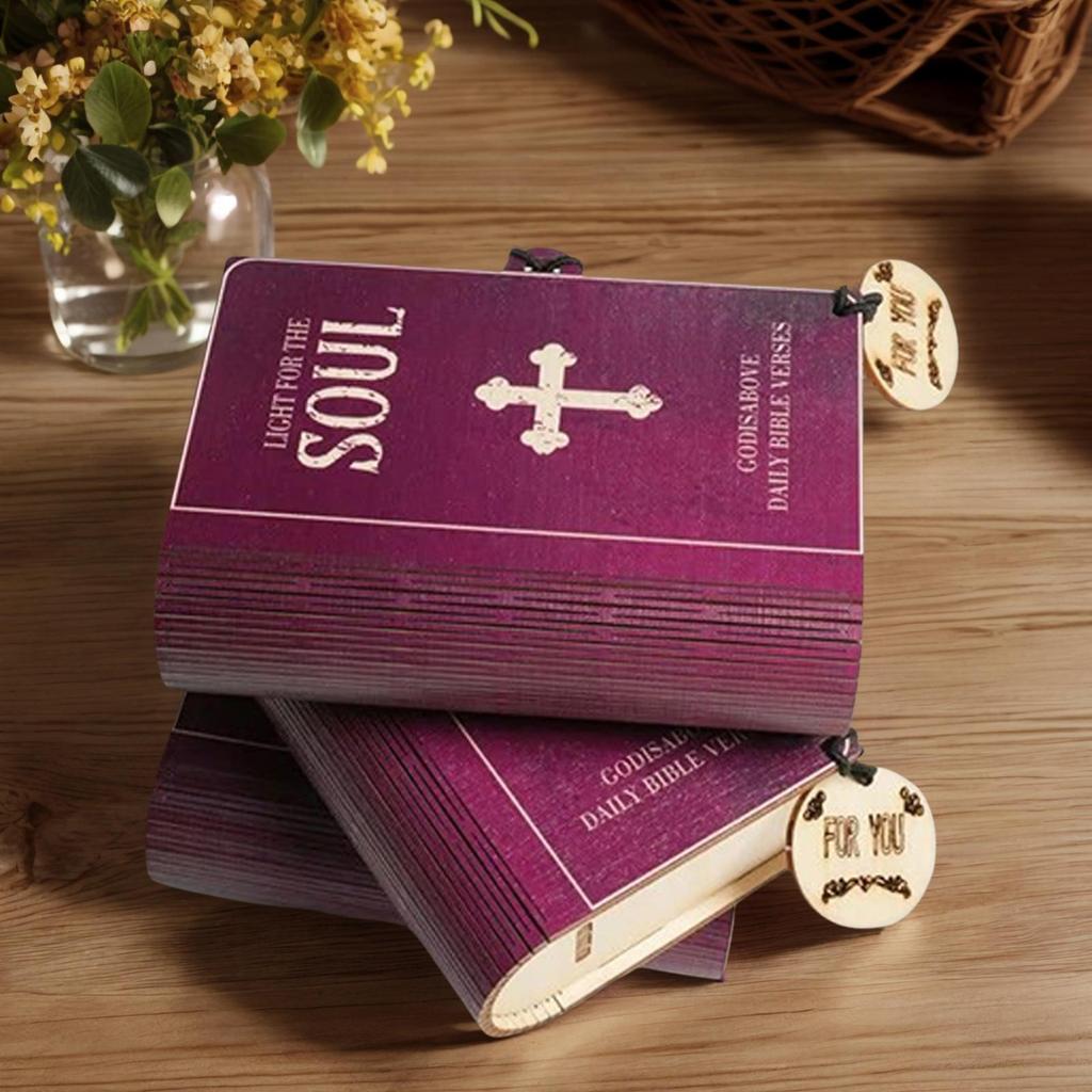 90 Pieces Bible Verses Cards With Wooden Box Christian Scripture Prayer Cards For Daily Encouragement Reflection Emotion Feeling