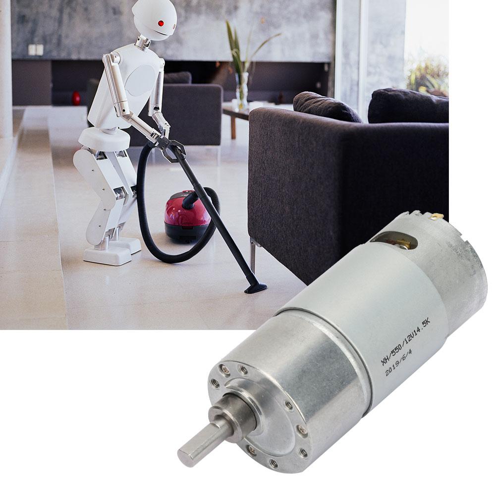 Full Copper Coil Speed Reduction Large Torsion Wattage Reduction DC Gear Motor(19 380RPM)