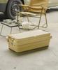 GORDON MILLER Car 40L Stacking Trunk Cargo Storage Box Organizer Coyote Beige with Lid Outdoor Sitting Large Capacity 1680033