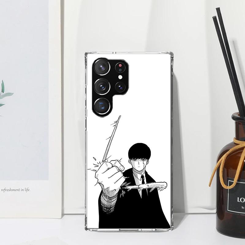 Чехол для телефона Mashle Magic And Muscles для Samsung Galaxy S26 S25 Edge S24 FE S23 S22 Ultra S21 Plus S20 + Художественные Fundas Задняя крышка Ga