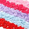 50 шт./лот Лепестки из губки в форме сердца для домашних животных, 3D тканевые аппликации для одежды, домашнего декора, для шитья, вечеринки, свадьбы, декоративные аксессуары