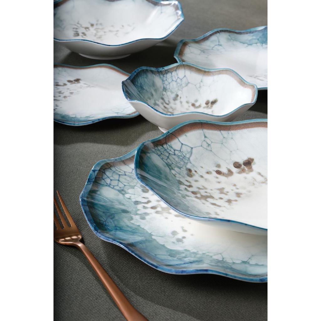 Nesrin 24 Piece Bone Dinner Set For 6 People - 1341