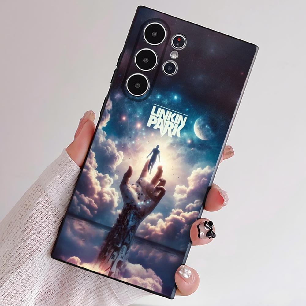 Чехол для телефона Band L-Linkin P-Park Cool для Samsung Серии S S21 S22 S23 S24 S25 FE Plus Ultra Мягкий ТПУ, приятный для кожи