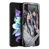 Аниме Мо Дао Цзу Ши Милый Чехол для Телефона Z Flip 4 Для Samsung Z Flip 3 5G Черный Жесткий Чехол Galaxy ZFlip3 ZFlip5 Обложка Складной Роскошный