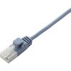 Elecom LAN Cable CAT6 3m Unbreakable Nail Break Prevention Connector Slim Blue LD-GPST/BU30
