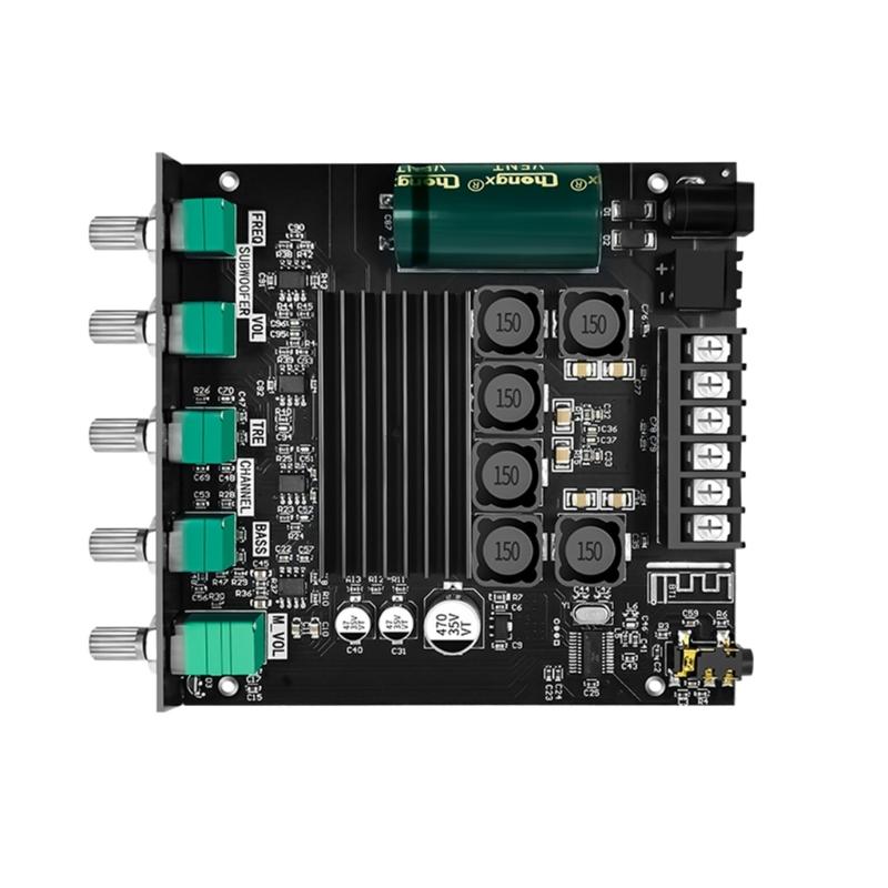ZK-TB21 2.1-канальный модуль платы аудиоусилителя с Bluetooth 5.0 50 Вт x 2 + 100 Вт Усилитель