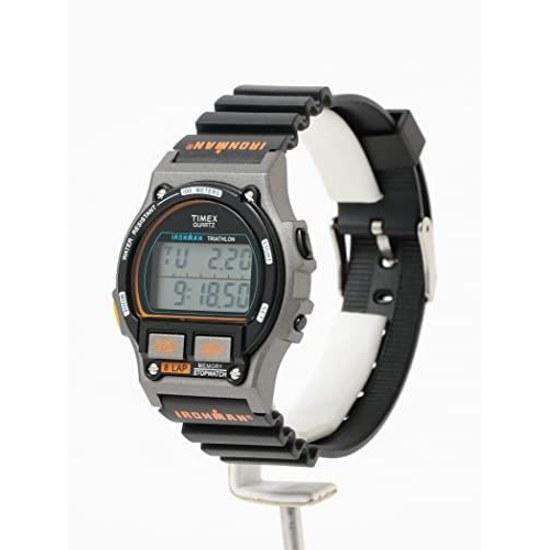 BEAMS Часы TIMEX IRONMAN 8 LAP Мужские ЧЕРНЫЙ ОРАНЖЕВЫЙ БЕСПЛАТНО