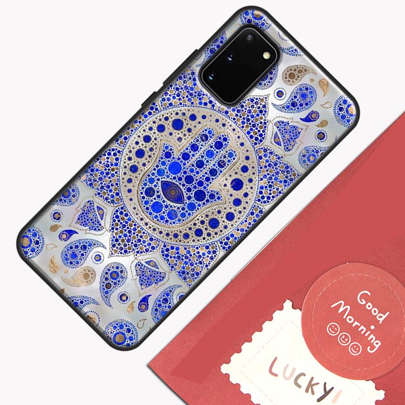 Чехол Рука Фатимы Хамса для Samsung Galaxy S22 S21 S23 Ultra Note 20 S8 S9 S10 Note 10 Plus S20 FE Задняя крышка