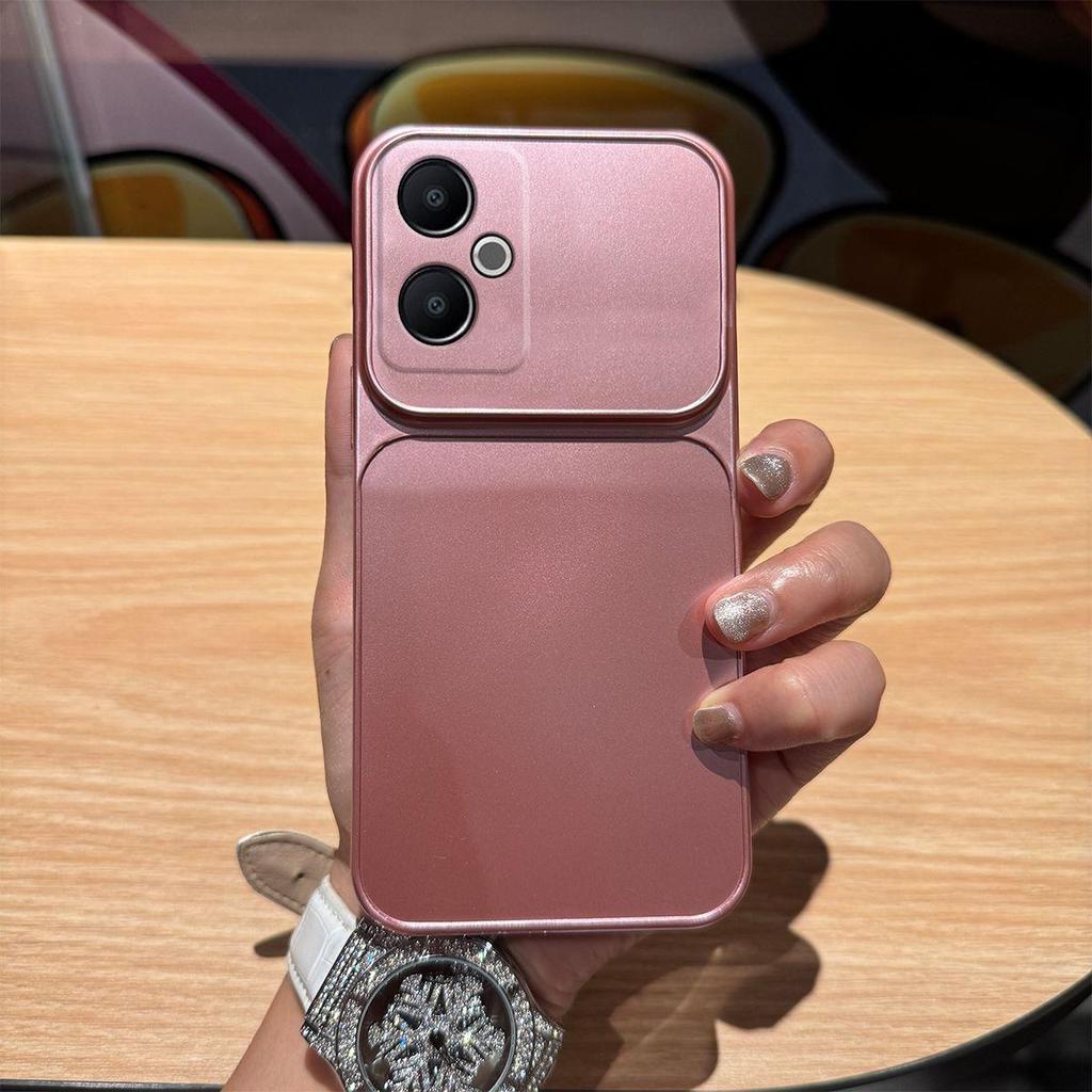 Ультратонкая матовая металлическая задняя крышка для realme 14T 5G Прочный чехол с защитой камеры