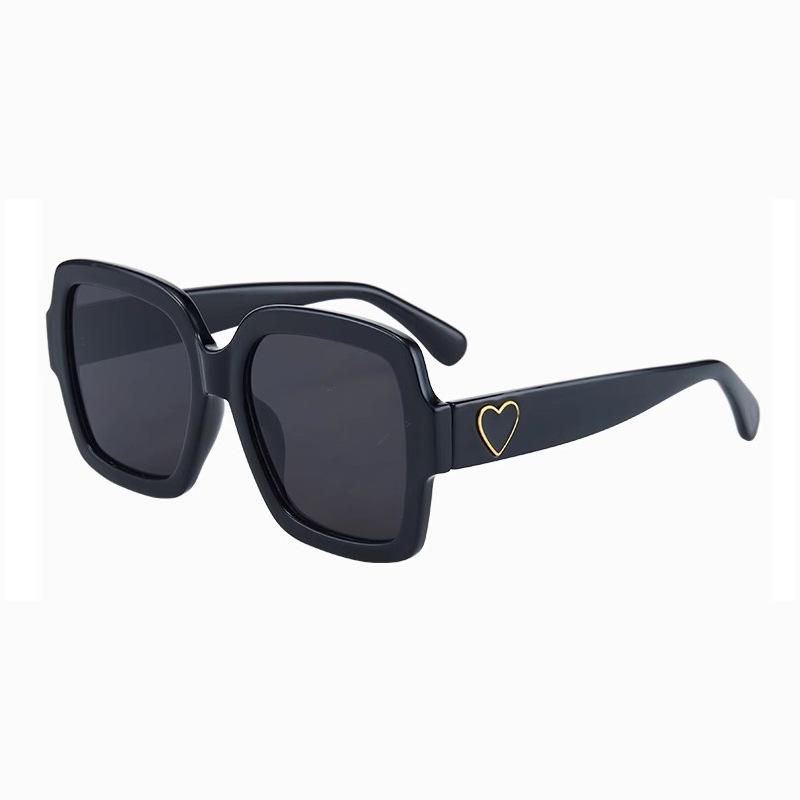 Сладкие И Крутые Горячие Девушки Черные Квадратные Солнцезащитные Очки Женские Высококлассные Чувственные Очки Для Круглого Лица Тонкие Очки Солнцезащитные Очки С Большой Оправой Тренд
