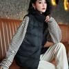 Пуховый хлопковый жилет-стойка весной и осенью носит небольшой модный характер и сохраняет тепло с тонким жилетом