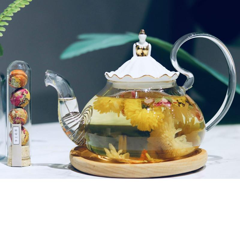 Набор цветущих чайных шариков — 10 шт. — смешанные сорта — цветущий чай, цветущий чай, цветочный чай, необычный чай, особый случай