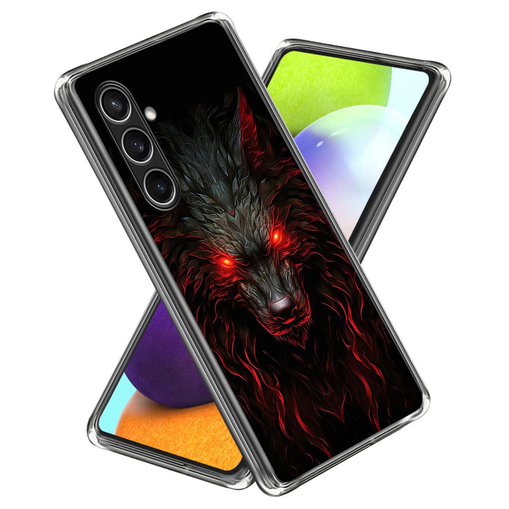 Чехол для Samsung Galaxy S24 FE, амортизирующий ТПУ, с напечатанным узором, чехол для телефона
