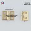 8x10 Pure Copper Rounded Corner Mini Hinge for Wooden Box Hardware