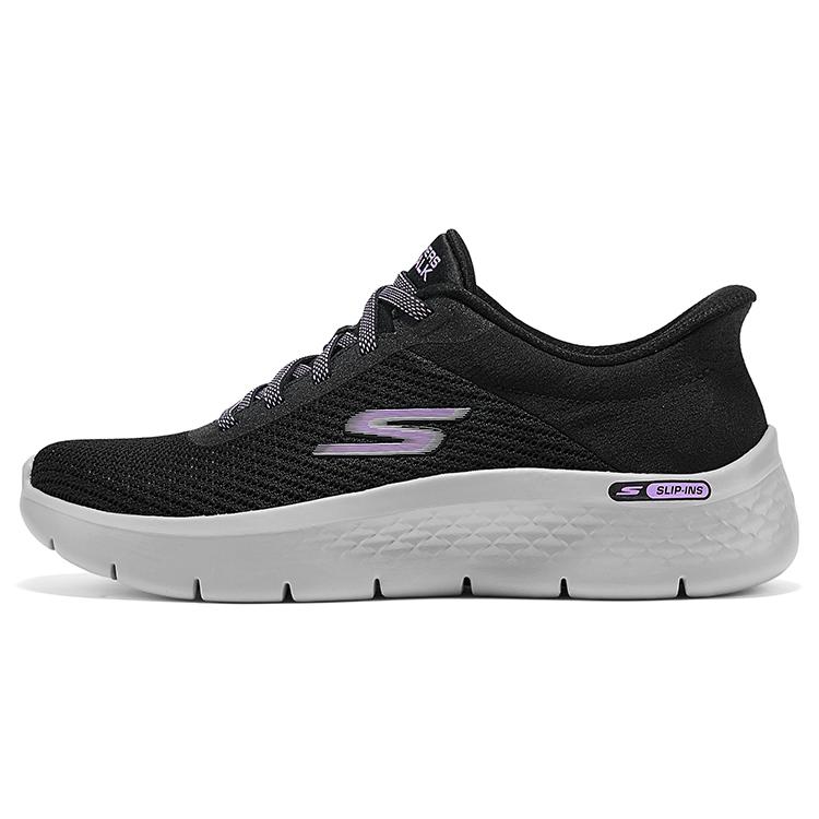 Skechers Go Walk Модные Простые Трендовые Эстетичные Низкие Ходячие Кроссовки Женские Кроссовки Черные 125516-BLK