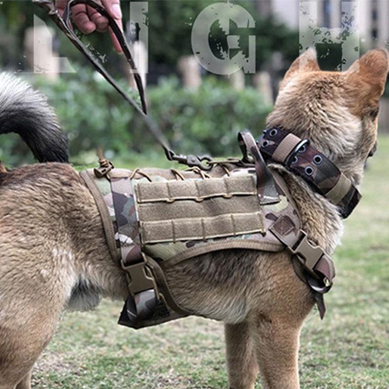 Немецкий с ручкой нейлоновый жилет для домашних собак тактический для маленьких поводков шлейка для собак-банджи овчарок военная шлейка для собак щенков больших собак уникальный