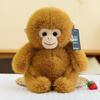 Genuine Brown Golden Monkey Plush Toy Rhesus Monkey Doll Zoo Monkey Doll Children Girl Doll