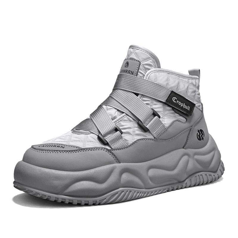 2026 Men's Fashion Outdoor Vacation Casual Shoes Warm Snow Boots Plush Warm Comfortable Anti Slip Thick Sole Cotton Shoes