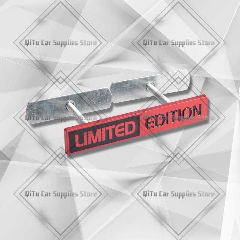 Zinc Alloy Limited Edition Badge Car Body Trunk Emblem 3D Grille Sticker For Toyota Honda Hyundai Dacia Volvo Kia Opel Ford Jeep oi1