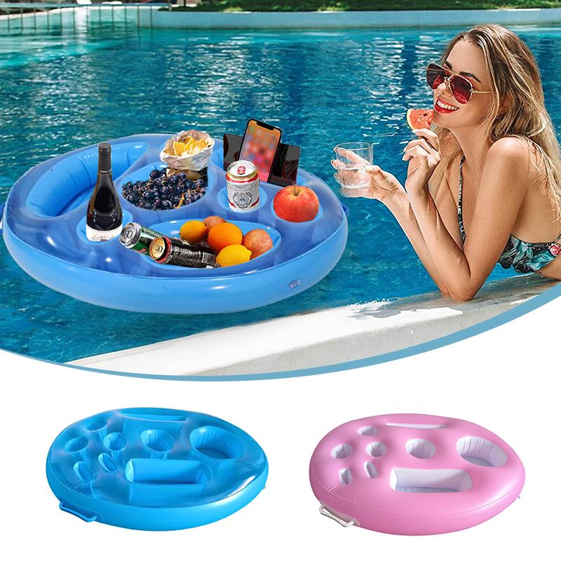 1 шт. ПВХ надувной поплавок для бассейна, надувной поплавок для бассейна, охладитель для пива, настольное ведро для вечеринок, пляжное плавательное кольцо