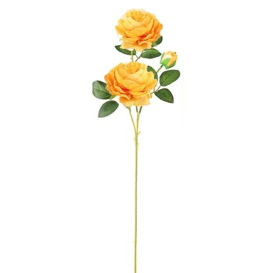 3 ветки, 2 большие головки, 1 маленький бутон. Искусственный пион. Реалистичные зеленые листья. Неувядшие листья. Центральная часть стола. Искусственный цветок. Свадебный декор.