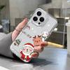 Рождественский чехол для iPhone 11 13 XR 15 Pro Max 12 16 Pro Max для iPhone 14 7 8 Plus XS Max Samsung A15 A55 A05 Redmi 12 13C 13 Huawei Mate 30 40