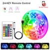 RGB Светодиодная лента 5м 10м 20м 30м Светодиодный свет для комнаты с управлением через приложение Гибкая лента Luces Led Лента для украшения комнаты спальни