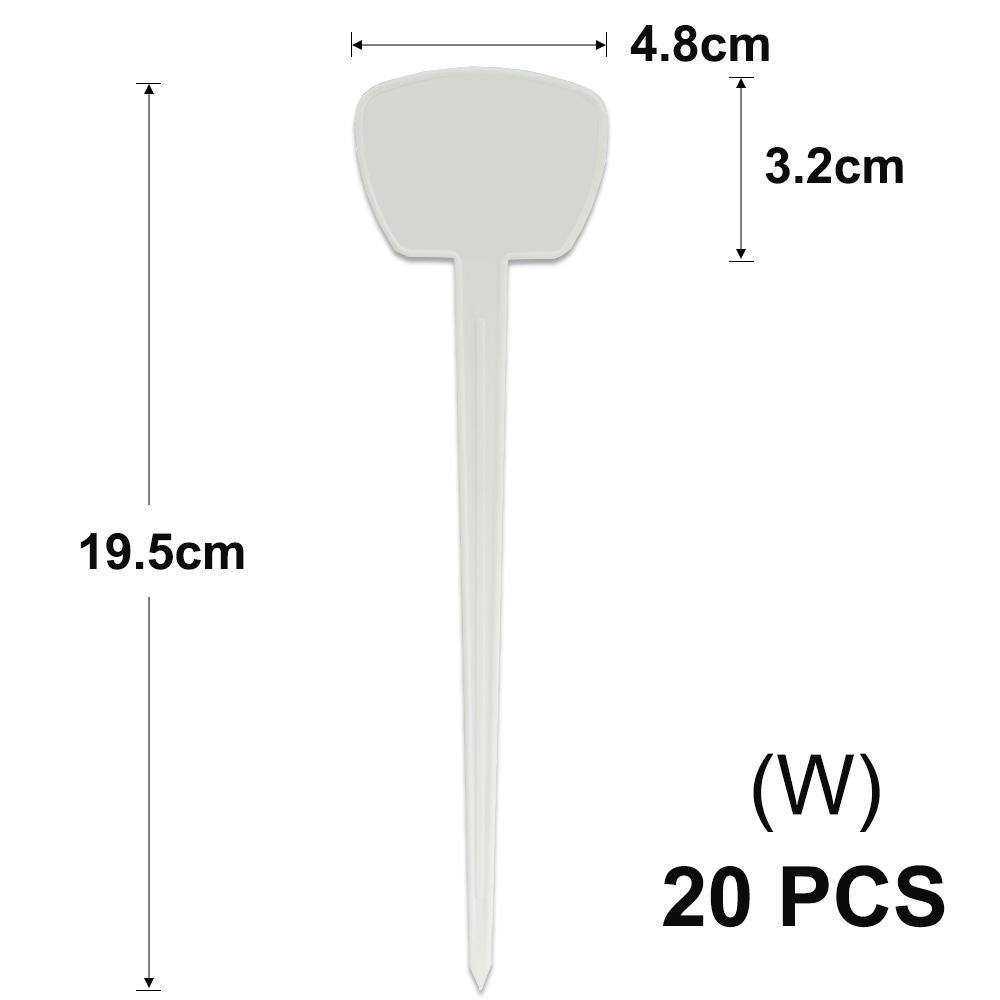 Высокие белые бирки для садовых растений в горшках, водонепроницаемые, устойчивые к ультрафиолетовому излучению, этикетки для теплиц, цветов, овощей, трав, маркеры для вывесок