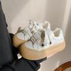 Женские осенне-зимние повседневные туфли на высокой платформе, универсальные туфли, туфли-хлебницы