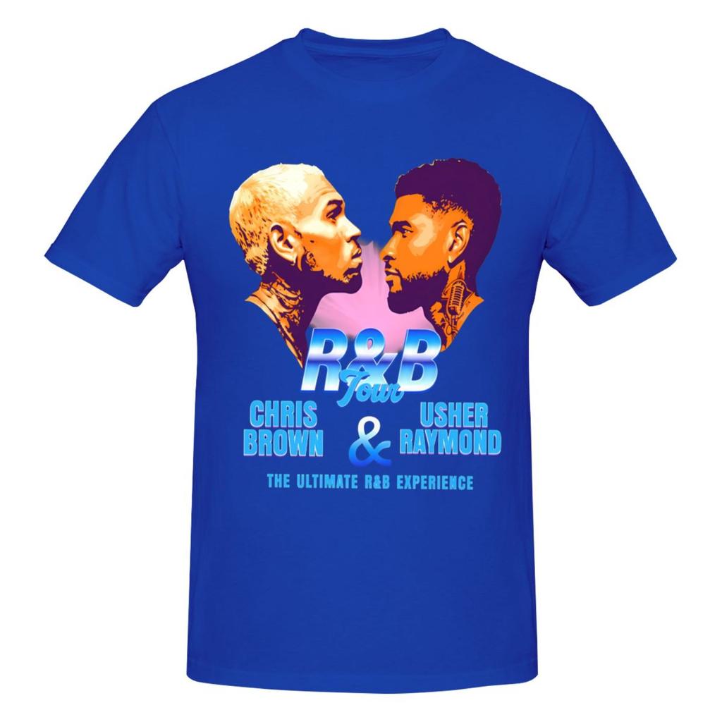 Chris Brown And Usher The Rb Tour 2026 Awesome T Shirts Graphic Y2k Anime Customized Unisexs Wounisex Tshirt Tops
